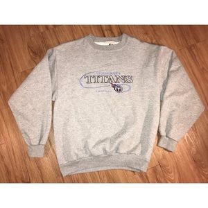 Vintage Logo 7 Tennessee Titans crewneck mens sz M